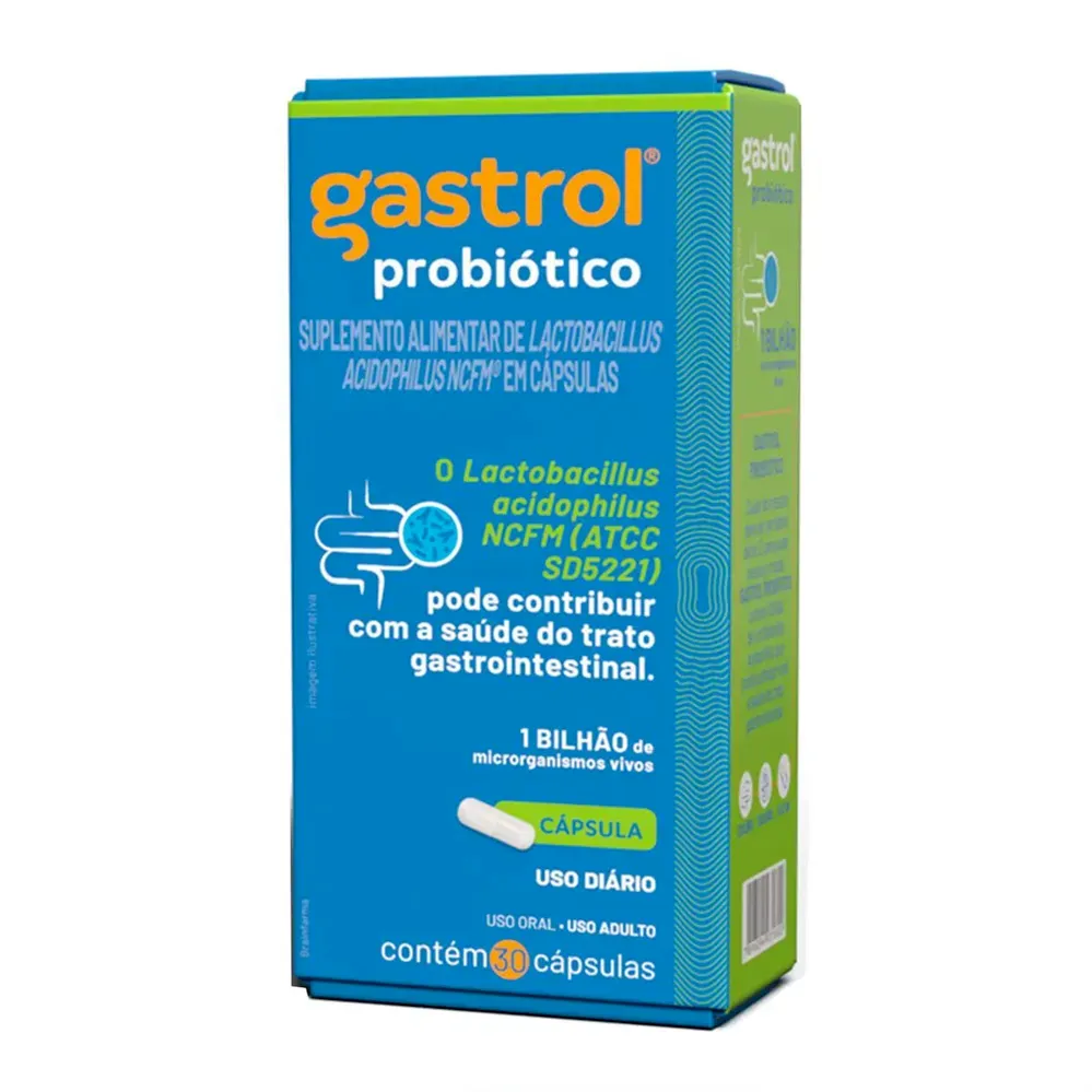 Gastrol Probiótico com 30 Cápsulas