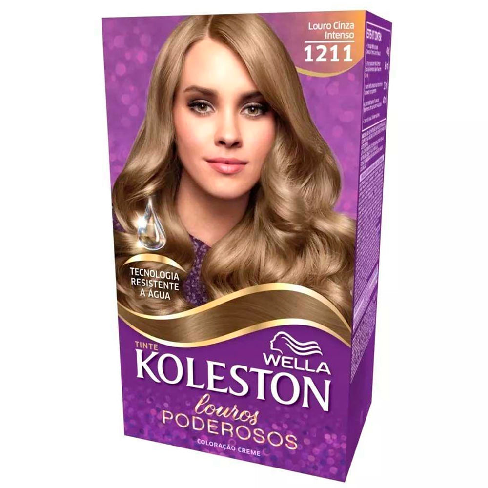Tintura Koleston Louro Cinza Intenso 1211 Tons Especiais - anossadrogaria