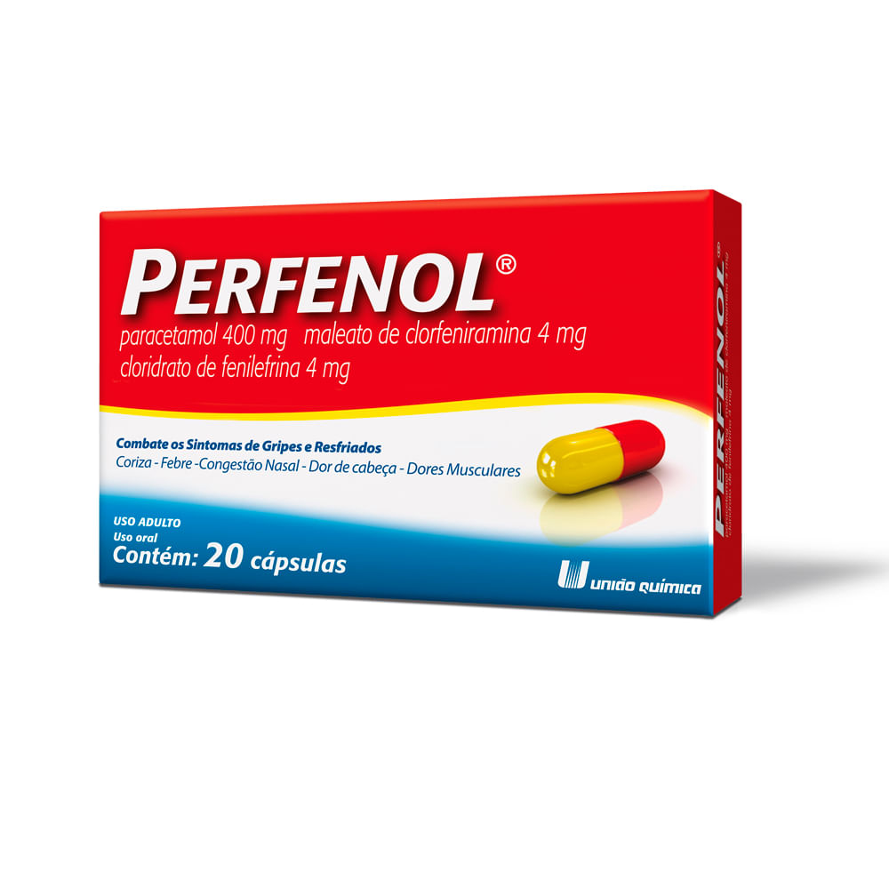 Perfenol Com 20 C psulas Anossadrogaria