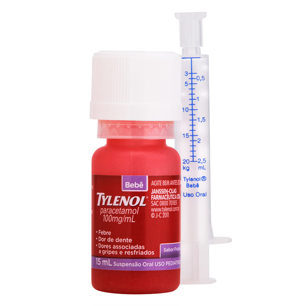 Tylenol Bebê gotas 15ml anossadrogaria