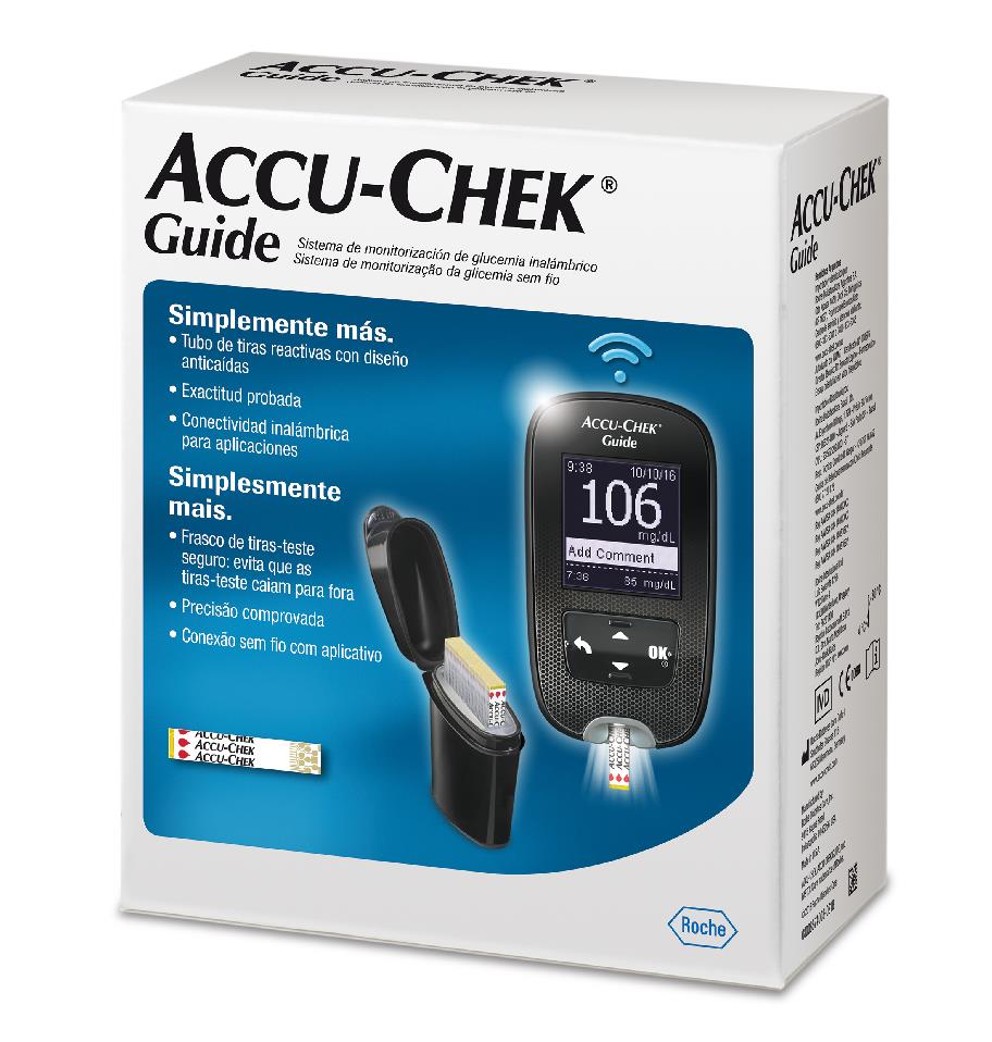 Kit Monitor De Glicemia Accu-Chek Guide