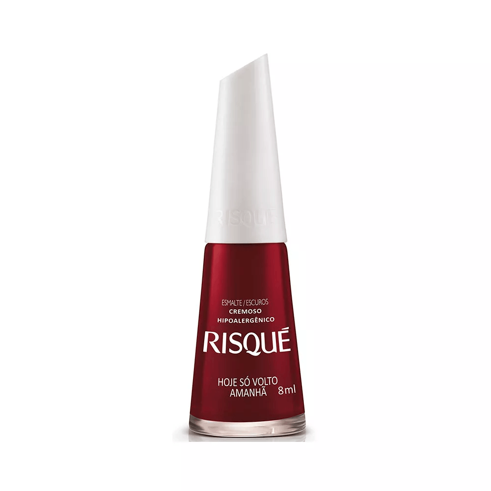 Esmalte Cremoso Risqué Escuros hoje só volto amanhã 8ml - anossadrogaria