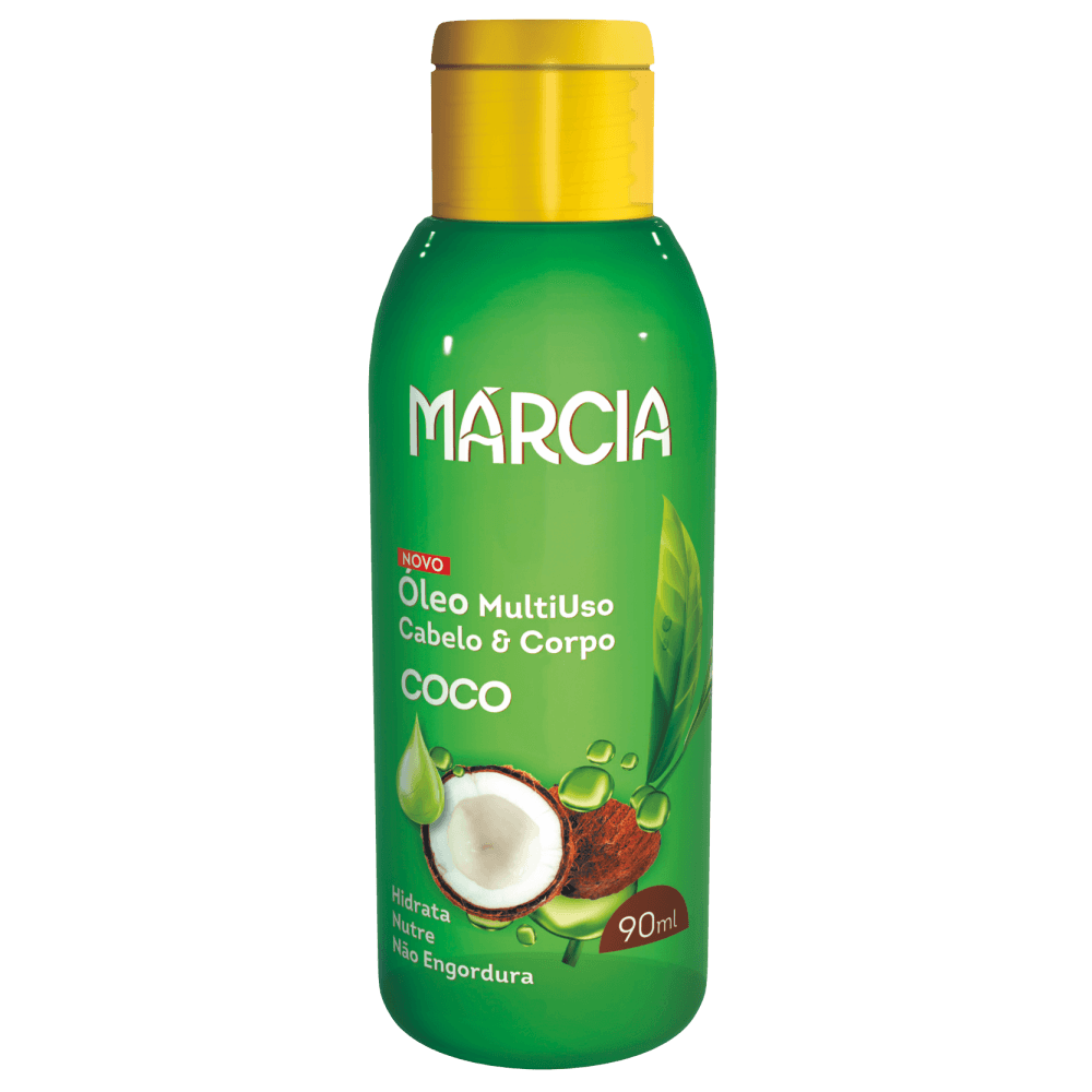 Óleo Marcia Multiuso Coco 90ml - Marcia Cosmeticos