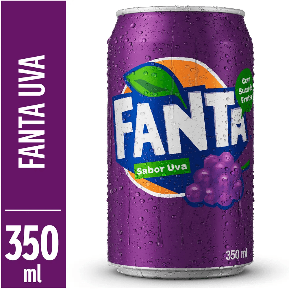 Refrigerante Fanta Uva Lata 350ml - Fanta