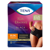 Roupa Íntima Tena Pants Noturna Tamanho P/M com 16 Unidades Compra