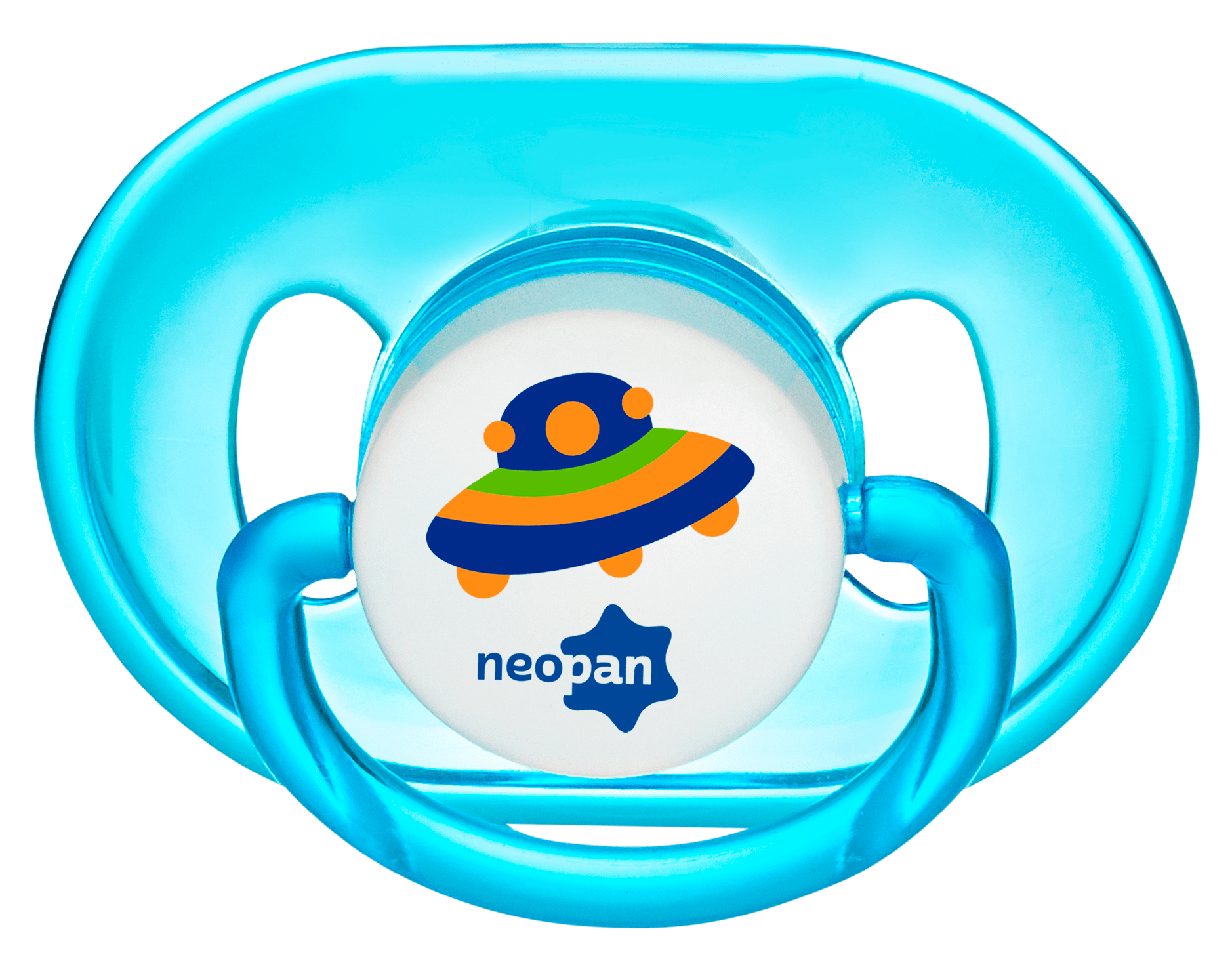 Chupeta Neopan Decorada 6+ Meses, Convencional, Azul Com 1 Unidade