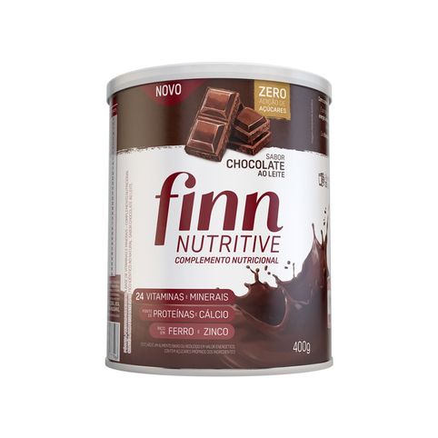 Complemento Nutricional Finn Nutritive Chocolate Lata 400g Anossadrogaria