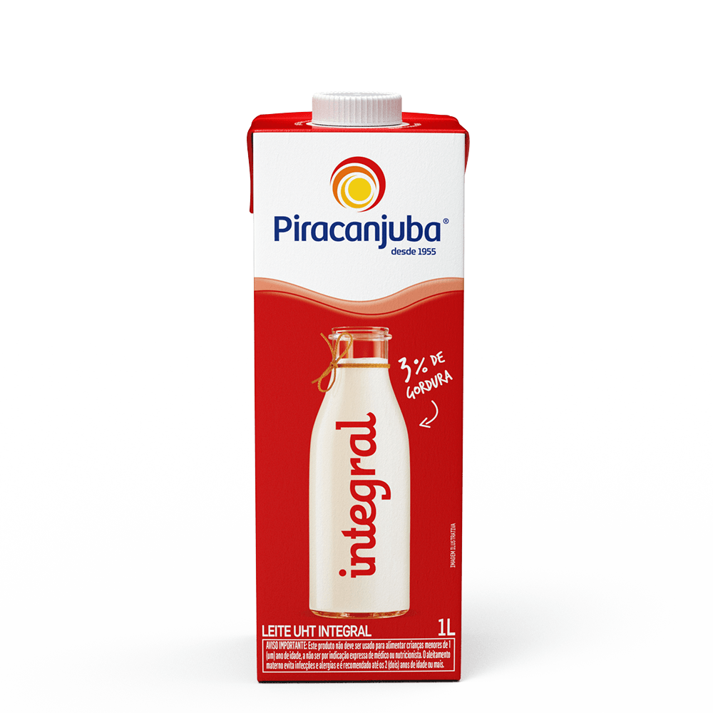 Leite Líquido Piracanjuba Integral 1l