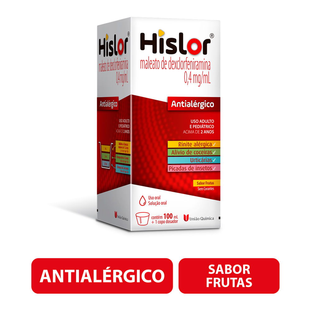 Hislor Solução Oral 100ml - anossadrogaria