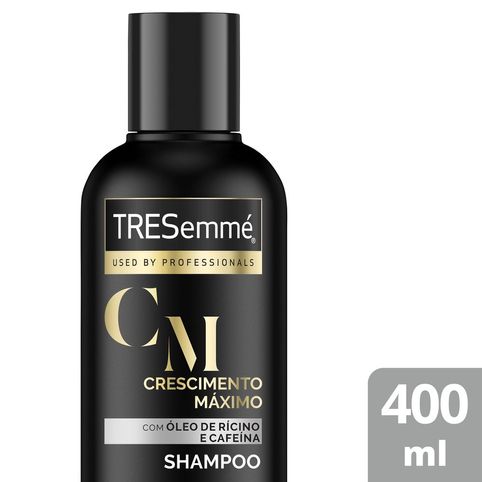 Shampoo Tresemmé Crescimento Máximo Óleo de Rícino e Cafeína 400ml